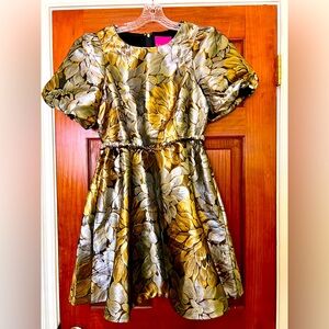 NWT - Lilly Pulitzer Priyanka Short Sleeve Floral Jacquard Dress